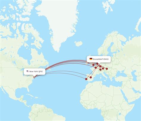 flights from nyc to dusseldorf.